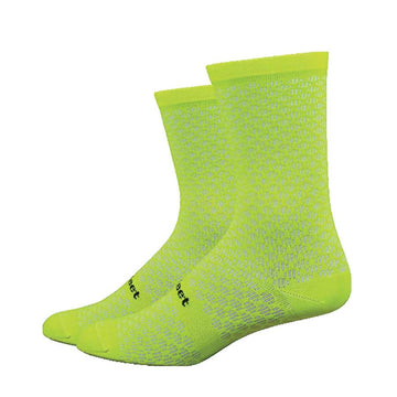DeFeet Evo 6" Mont Ventoux Socks Hi-Vis Yellow M