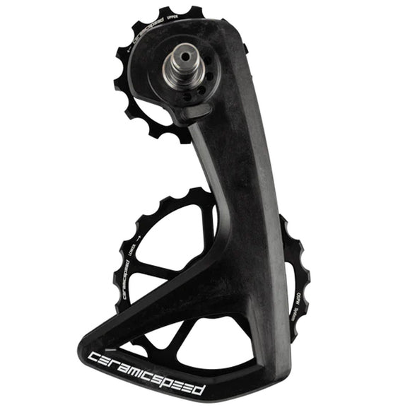 CeramicSpeed OSPW RS Pulley Wheel System Shimano Dura-Ace 9250/Ultegra 8150  - Aluminum Pulley Carbon Cage BLK