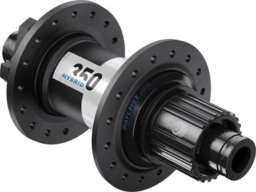 DT Swiss 350 DEG Hybrid Rear Hub - 12 x 148mm 6-Bolt Micro Spline BLK/White 32H DEG 60 DF