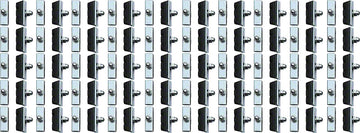 Jagwire Basics X-Caliper Brake Pads - Threaded Black Box of 50 Pairs