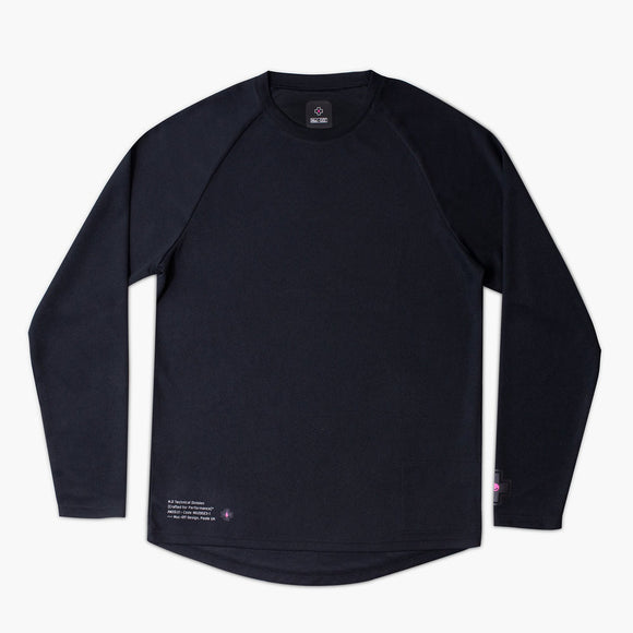 Long Sleeve Mountain Bike Jersey - Black - XL