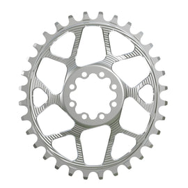 Works Components Oval Chainring SRAM 8-Bolt 30T Boost 3mm Slv