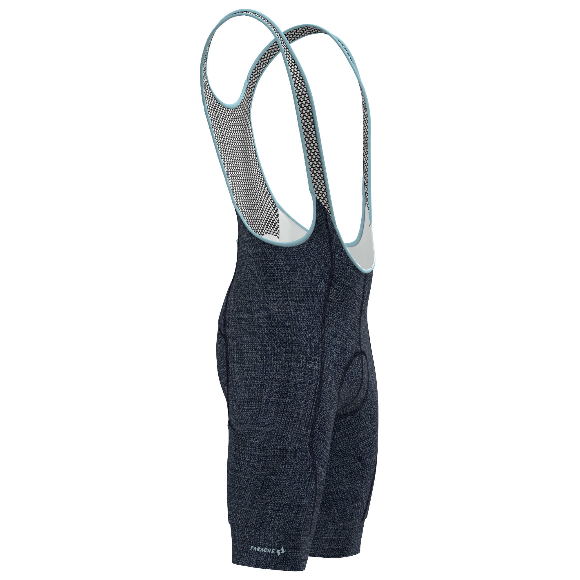 Panache W's Cargo Pocket Bib Short - Denim