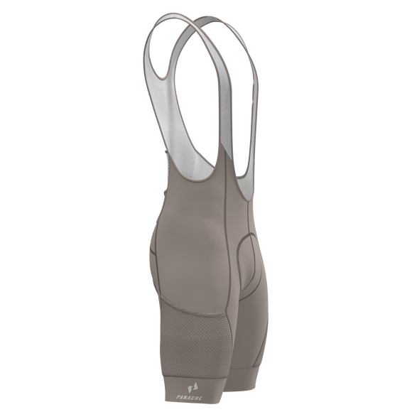 Panache Women's Cargo Pocket Bib Short - Khaki Grey