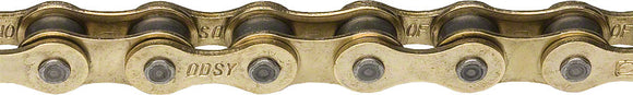 Odyssey Bluebird Chain - Single Speed 1/2" x 1/8" 112 Links Gold