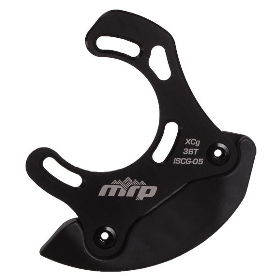 MRP XCg SL 2-Bolt Bash Guard- 36t ISCG-05 Aluminum Backplate Black