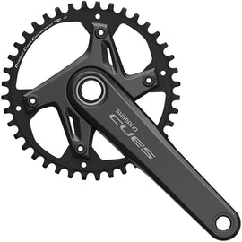 Shimano CUES FC-U6030-1 Crankset - 165mm 9/10/11-Speed 40t Asymmetric 110 BCD BLK