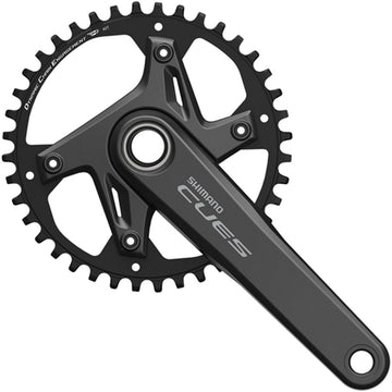 Shimano CUES FC-U6030-1 Crankset - 175mm 9/10/11-Speed 40t Asymmetric 110 BCD BLK