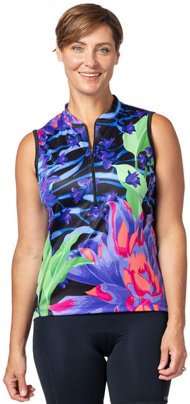 Terry Breakaway Mesh Sleeveless Jersey - Rio Medium