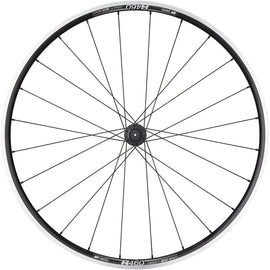 Quality Wheels DT 240/DT R460 Front Wheel - 700 QR x 100mm Rim Brake BLK 24H