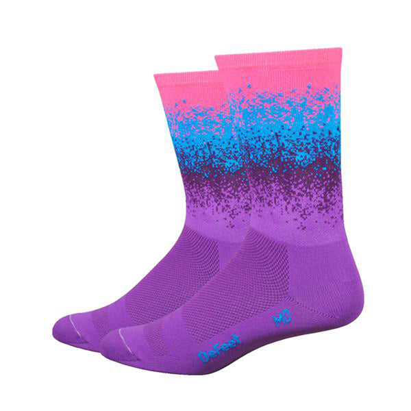 DeFeet Aireator 6" Ombre Socks 7-9 Purple