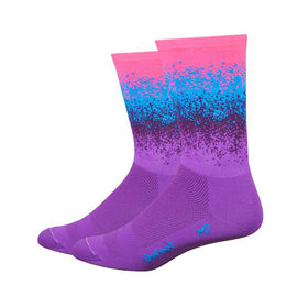 DeFeet Aireator 6" Ombre Socks 9.5-11.5 Purple
