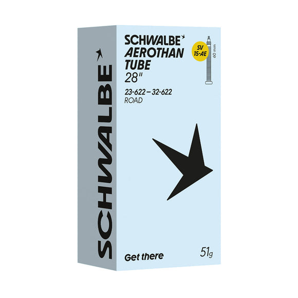 Schwalbe Aerothan Tube Presta Length: 60mm 700C 23-32C