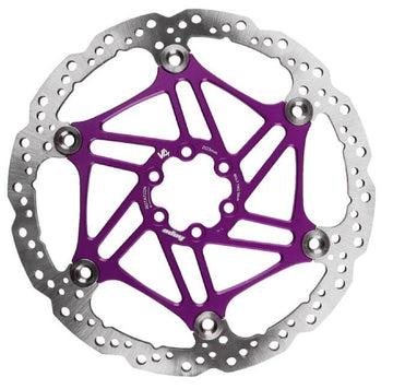 Hope V4 Vented Disc Rotor 6-Bolt Float/Wave 220mm Purpl