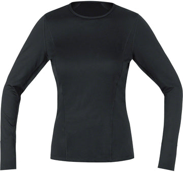 Gorewear M Base Layer Long Sleeve Shirt - Black Women's Large