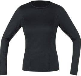 Gorewear M Base Layer Long Sleeve Shirt - Black Women's Small