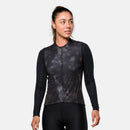 Women's Attack Long Sleeve Jersey - BLACK SPECTRAL / XS