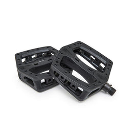 Eclat Plaza Platform Pedals Body: Nylon Spindle: Cr-Mo 9/16'' Black Pair