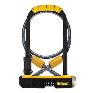 OnGuard Combo DT 8012C U-Lock 13 mm x 115mm x 230mm / 10mm x 120cm (13mm x 4.5'' x 9'' / 10mm x 4')