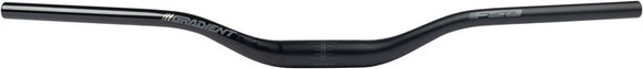 Full Speed Ahead Gradient Alloy Riser Handlebar - Aluminum 35mm Clamp 40mm Rise 800mm BLK