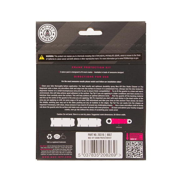 Muc-Off Crank Protection Kit - 2-Piece Kit Bolt