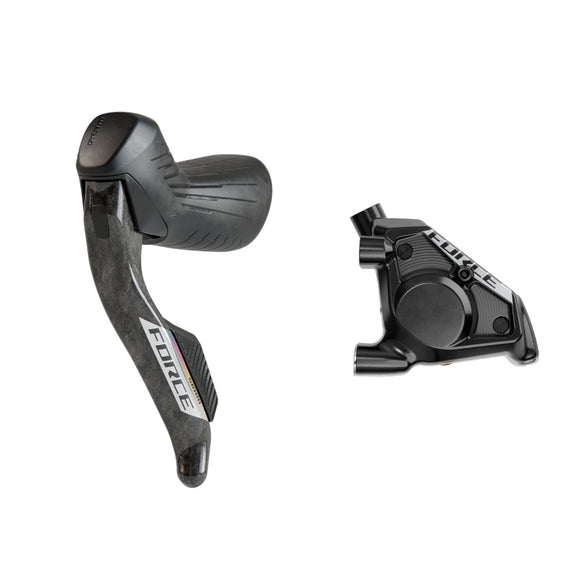SRAM Force eTap AXS HRD Shift/Brake Lever Hydraulic Disc Caliper - Left/Front Flat Mount 20mm Offset 950mm Hose BLK E1