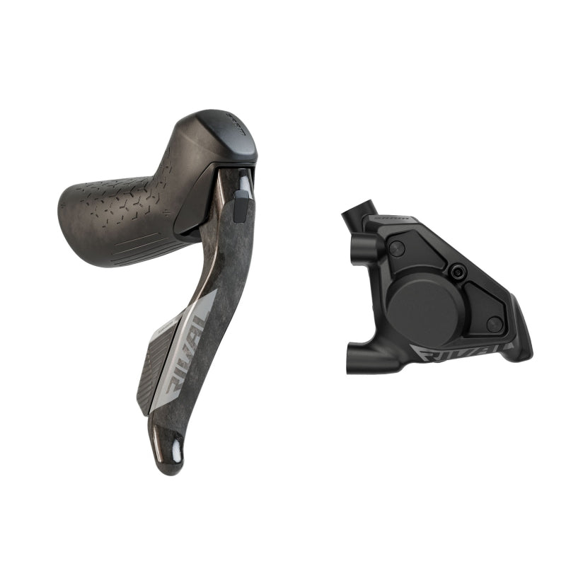 SRAM Rival eTap AXS HRD Shift/Brake Lever Hydraulic Disc Caliper - Right/Rear Flat Mount 20mm Offset 1800mm Hose BLK E1