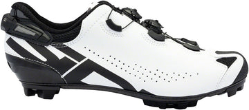 SIDI Tiger 2S SRS Mountain Clipless Shoes - Men's White/Black 40.5
