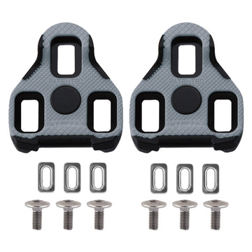 Exustar Look Keo Compatible Road Cleats  Black/Grey Look Keo 0° Fixed