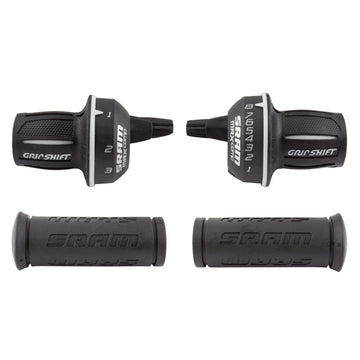 SRAM MRX Comp Shifter Set 8 Speed Rear Microfriction Front Includes Stationary Grips
