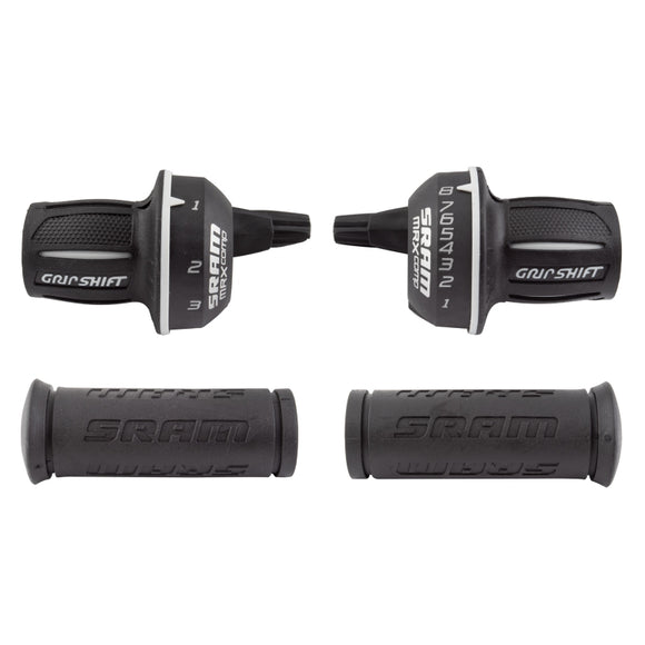 SRAM MRX Comp Shifter Set 8 Speed Rear Microfriction Front Includes Stationary Grips