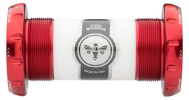 Chris King ThreadFit 30 Bottom Bracket Fit Kit 3 - English For 30mm Spindles Red