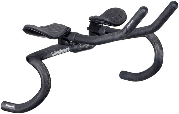 Vision Metron 4D Flat M.A.S. Handlebar Extensions 31.8mm Clamp Diameter 400mm Width 290mm J-Bend Extensions – Carbon