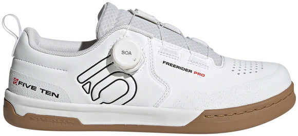 Five Ten Freerider Pro BOA Flat Shoes - Men's FTWR White/Core Black/Red 12