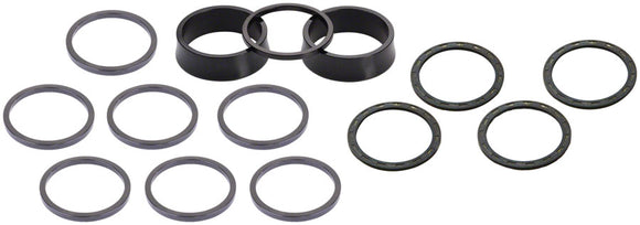 RaceFace Crankset Spacer Kit CINCH 30mm Spindle Systems -  Aluminum BLK