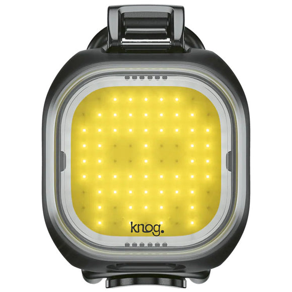 Knog Blinder Mini Light Skull Pattern Front Black