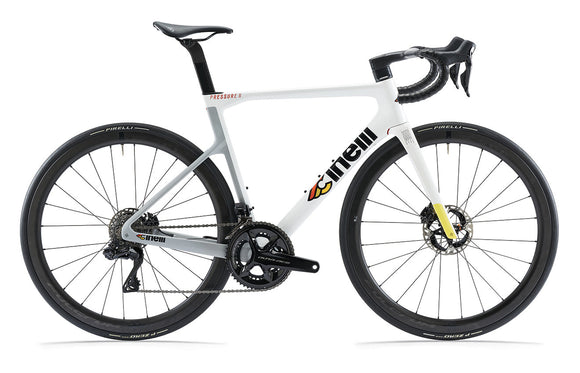 PRESSURE 2 - SHIMANO 105 Di2 - RACING WHITE PATINA / XS/46