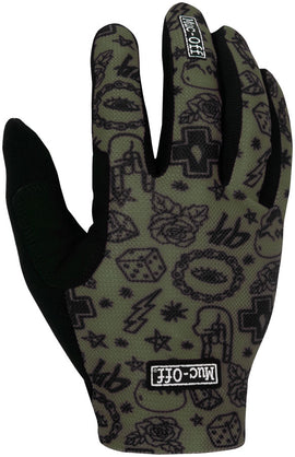 Muc-Off Summer Lightweight Mesh Rider Gloves - Green Xlarge