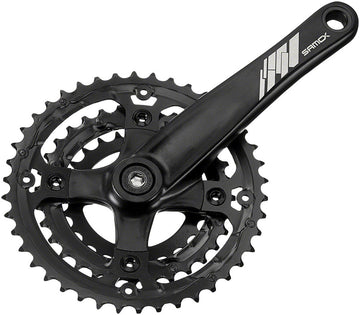 Samox AF26 Crankset - 170mm 9-Speed 44/32/22t 104/64 BCD JIS Square Taper Spindle Interface Spindle Bolts Sold Separate BLK