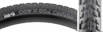 WTB Nano Tire - 700 x 40 TCS Tubeless Folding Black Light/Fast Rolling