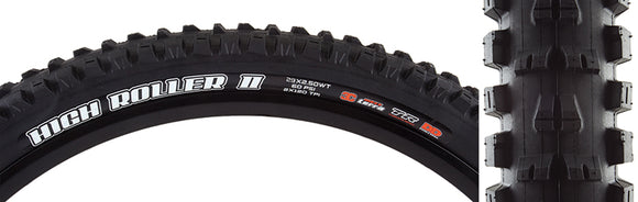Maxxis High Roller II Tire 29''x2.50 Folding Tubeless Ready 3C Maxx Terra Double Down Wide Trail 120x2TPI Black