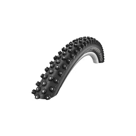 Schwalbe Ice Spiker Pro Tire 26''x2.10 Wire Clincher Winter LiteSkin RaceGuard 67TPI Black