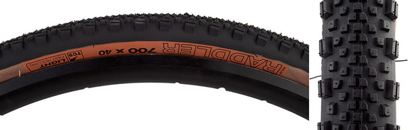 WTB Raddler Tire 700x40C Folding Clincher Dual DNA TCS Light/Fast Rolling 60TPI Tanwall