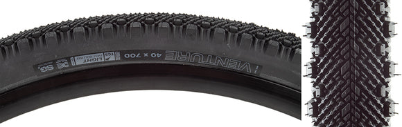 WTB Venture Tire - 700 x 40 TCS Tubeless Folding BLK Light Fast Rolling SG2