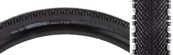 WTB Venture Tire 700x50C Folding Tubeless Ready TCS Light/Fast Rolling Dual DNA SG2 120TPI Black