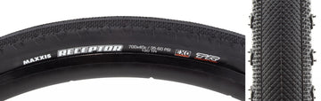 Maxxis Receptor Tire - 700 x 40 Tubeless Folding Black EXO