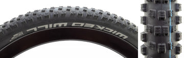 Schwalbe Wicked Will Mountain Tire 29''x2.60 Folding Tubeless Ready Addix Speedgrip Super Trail TL Easy Black