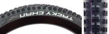 Schwalbe Tacky Chan Tire - 29 x 2.40 Tubeless Folding BLK Evolution Line Super Trail Addix Ultra Soft E-50
