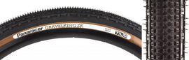 Panaracer GravelKing SK Tire - 700 x 50 Tubeless Folding Black/Brown