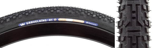 Panaracer GravelKing X1 Plus Tire - 700 x 45 Tubeless Folding Black